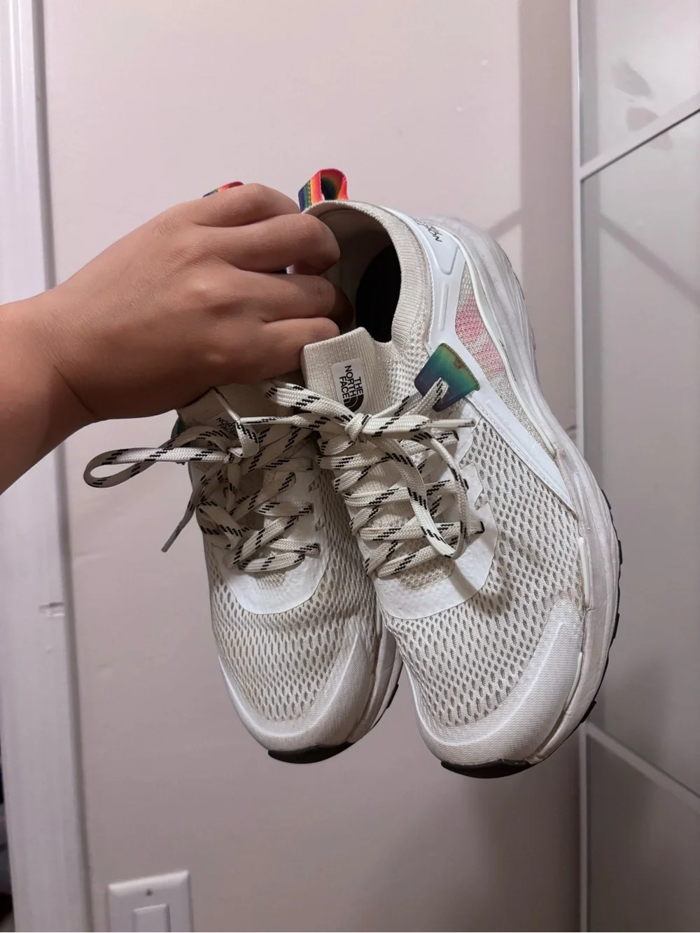 The North Face White VECTIV Mesh Trail Sneakers Pride Women’s 7